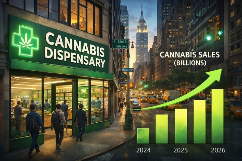 New York’s Legal Cannabis Market Surges, Offering a Glimpse of the Industry’s Scaled Future